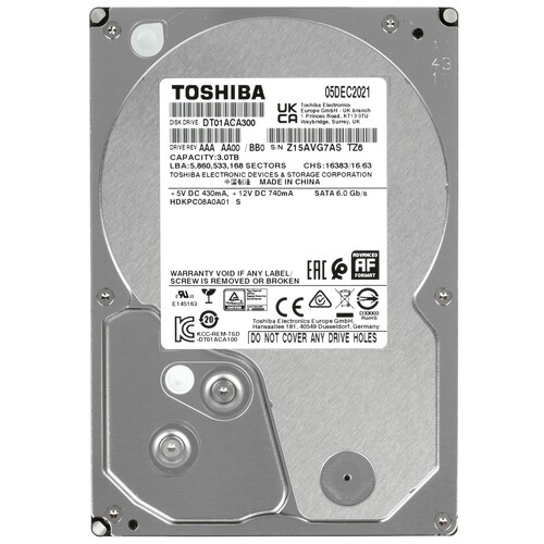 Toshiba 3 ТБ Жесткий диск Toshiba DT01 [DT01ACA300]
