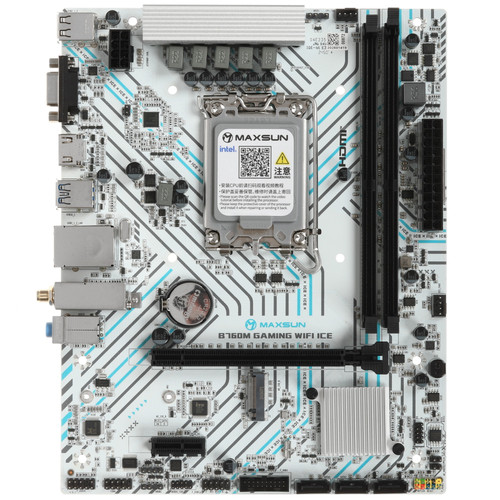 MaxSun Материнская плата MAXSUN B760M GAMING WIFI ICE