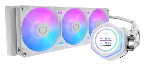 CoolerMaster Система охлаждения Cooler Master ML 360 Atmos II LCD ARGB  белая