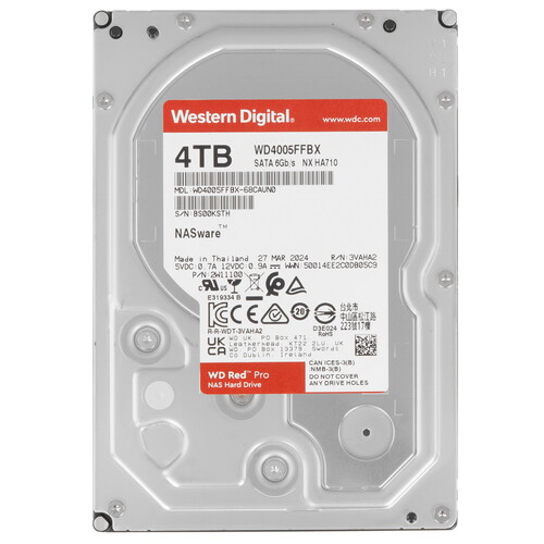 Western Digital 4 ТБ Жесткий диск WD Red Pro [WD4005FFBX]
