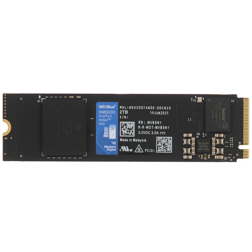 Western Digital 2000 ГБ M.2 NVMe накопитель WD Blue SN5000 [WDS200T4B0E]