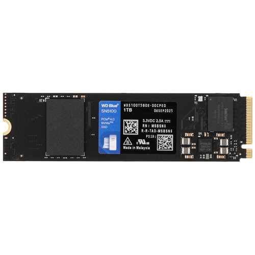 Western Digital 1000 ГБ M.2 NVMe накопитель WD Blue SN5100 [WDS100T5B0E]
