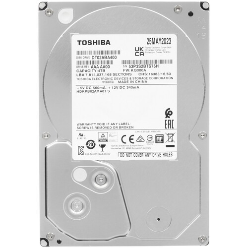 Toshiba 4 ТБ Жесткий диск Toshiba DT02 [DT02ABA400]