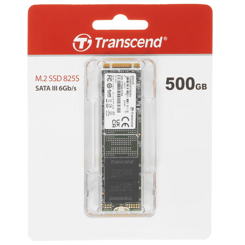Transcend 500 ГБ M.2 SATA накопитель Transcend MTS825S [TS500GMTS825S]