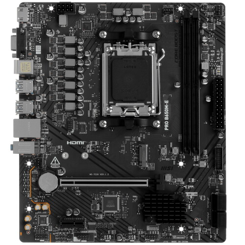 MSI Материнская плата MSI PRO B650M-E