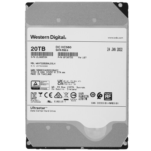 Western Digital Жесткий диск WD Ultrastar DC HC560 [0F38755]