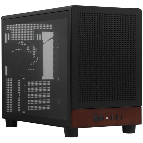 GAMDIAS Корпус GAMDIAS ATHENA M4M WOOD [16334-32H13-30000-G] черный