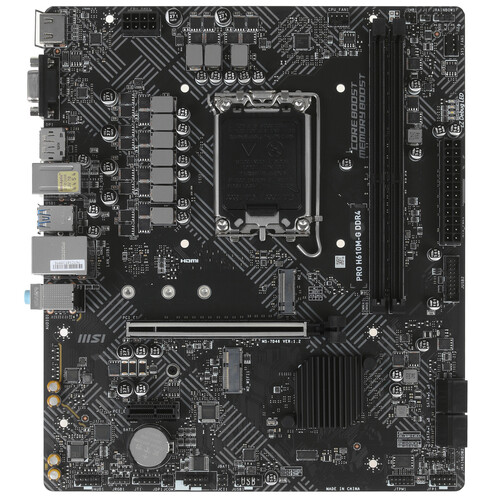MSI Материнская плата MSI PRO H610M-G DDR4