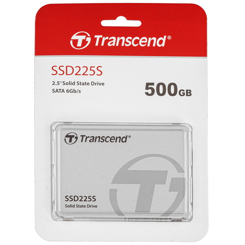 Transcend 500 ГБ 2.5" SATA накопитель Transcend SSD225S [TS500GSSD225S]