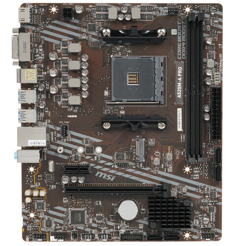 MSI Материнская плата MSI A520M-A PRO
