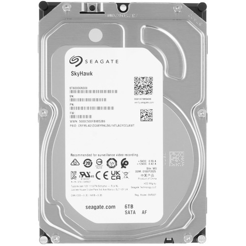 Seagate 6 ТБ Жесткий диск Seagate SkyHawk [ST6000VX008]