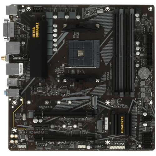 GIGABYTE Материнская плата GIGABYTE B550M DS3H AC