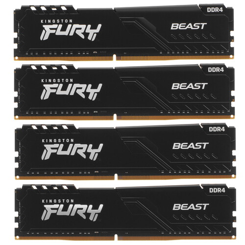 Kingston FURY Оперативная память Kingston FURY Beast Black [KF432C16BBK4/64] 64 ГБ