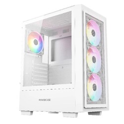PowerCase Корпус Powercase Mistral AY4W ARGB [CMAYW-A4] белый