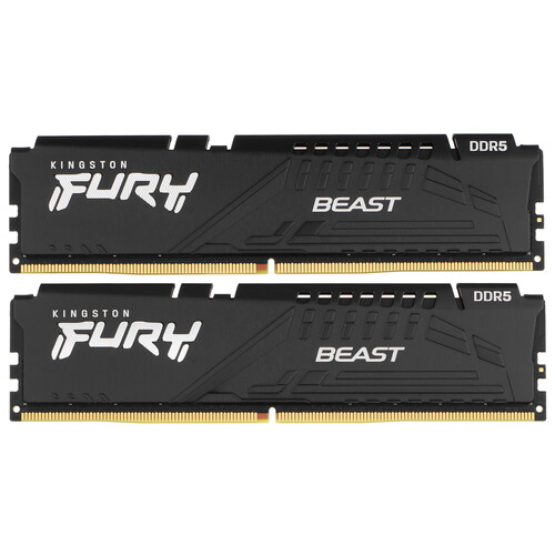 Kingston FURY Оперативная память Kingston Fury Beast Black AMD [KF560C36BBEK2-64] 64 ГБ