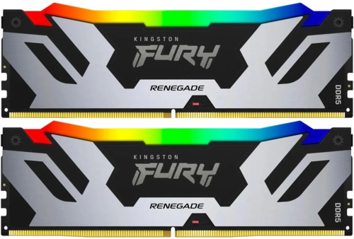 Kingston FURY Оперативная память Kingston FURY Renegade Silver RGB [KF564C32RSAK2-64] 64 ГБ