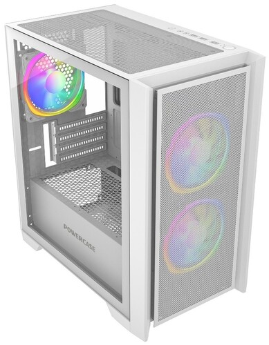 PowerCase Корпус PowerCase Alisio Micro Z3W ARGB [CAMZW-A3] белый