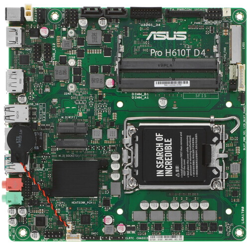 ASUS Материнская плата ASUS Pro H610T D4-CSM