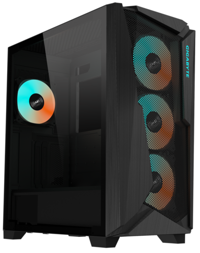 GIGABYTE Корпус GIGABYTE C301 GLASS V2 [28300-GC301B-2CKR] черный