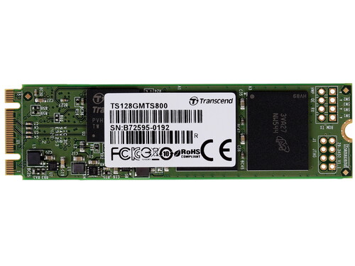 Transcend 128 ГБ M.2 SATA накопитель Transcend MTS800 [TS128GMTS800]