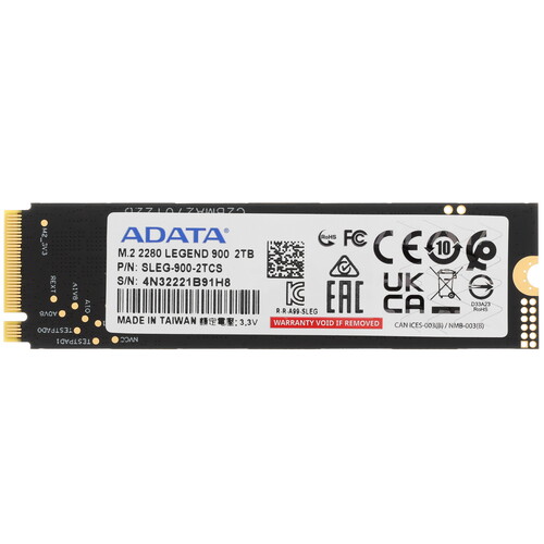 ADATA 2000 ГБ M.2 NVMe накопитель ADATA LEGEND 900 [SLEG-900-2TCS]