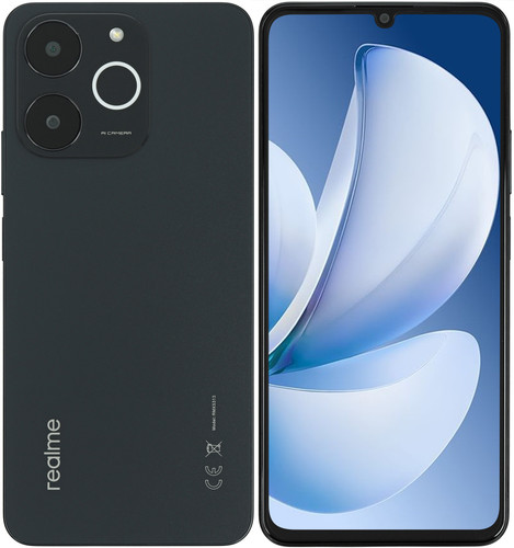realme 6.74" Смартфон realme Note 70 128 ГБ черный