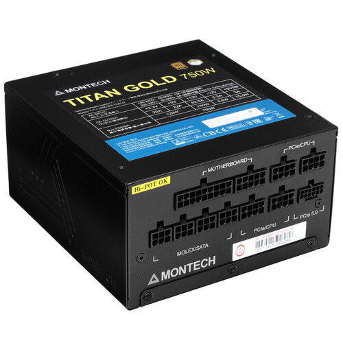 Montech Блок питания MONTECH TITAN GOLD 750 [TIS0123] черный