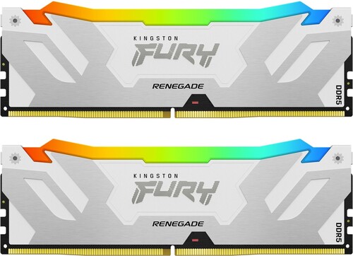 Kingston FURY Оперативная память Kingston Fury Renegade White RGB [KF580C38RWAK2-32] 32 ГБ