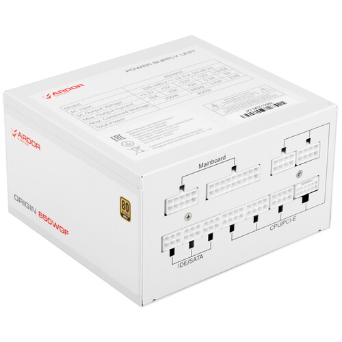 ARDOR GAMING Блок питания ARDOR GAMING ORIGIN 850WGF White белый