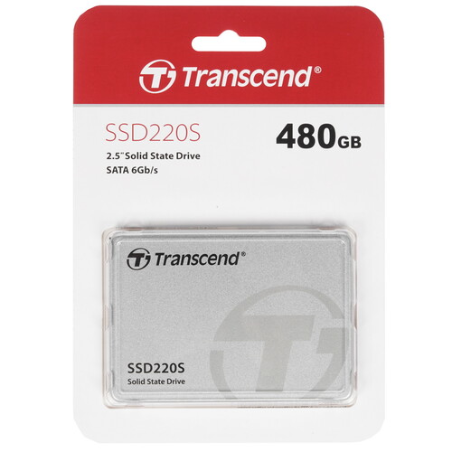 Transcend 480 ГБ 2.5" SATA накопитель Transcend 220S [TS480GSSD220S]