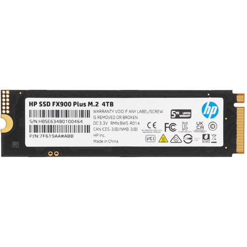 HP 4000 ГБ M.2 NVMe накопитель HP FX900 plus [7F619AA#ABB]
