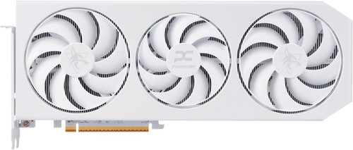 PowerColor Видеокарта PowerColor AMD Radeon RX 9070 XT Hellhound Spectral White OC [RX9070XT 16G-L/OC/WHITE]