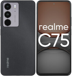 realme 6.72" Смартфон realme C75 128 ГБ черный