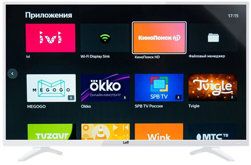 Leff 39.5" (100 см) Телевизор Leff 40F541T белый