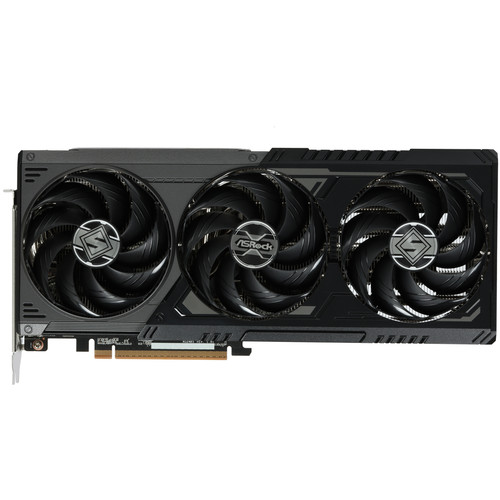 Asrock Видеокарта ASRock AMD Radeon RX 9070 XT Steel Legend Dark [RX9070XT SLD 16G]