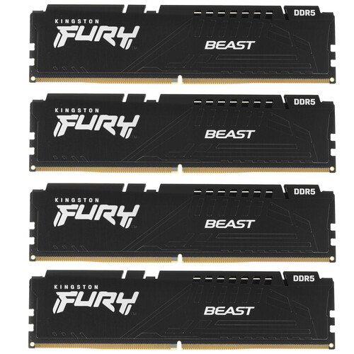 Kingston FURY Оперативная память Kingston FURY Beast Black [KF560C40BBK4-64] 64 ГБ