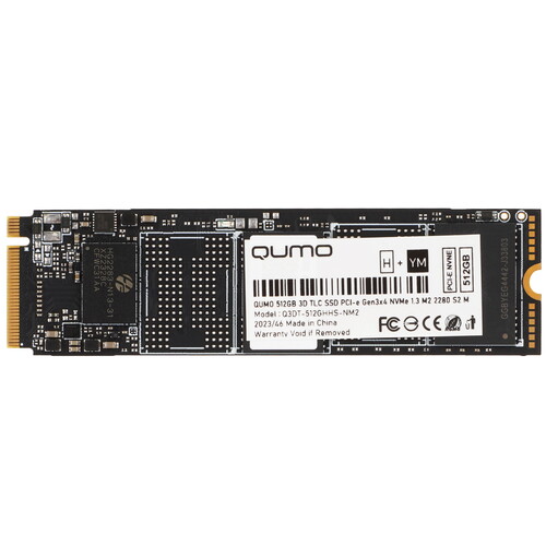QUMO 512 ГБ M.2 NVMe накопитель QUMO Novation [Q3DT-512GHHS-NM2]