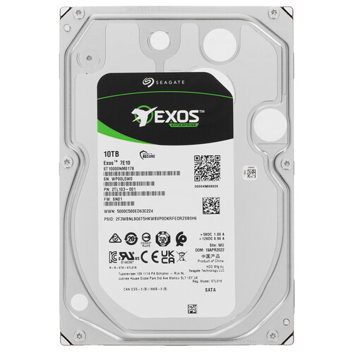 Seagate 10 ТБ Жесткий диск Seagate Exos 7E10 [ST10000NM017B]