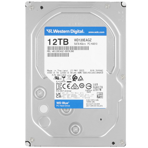 Western Digital 12 ТБ Жесткий диск WD Blue [WD120EAGZ]
