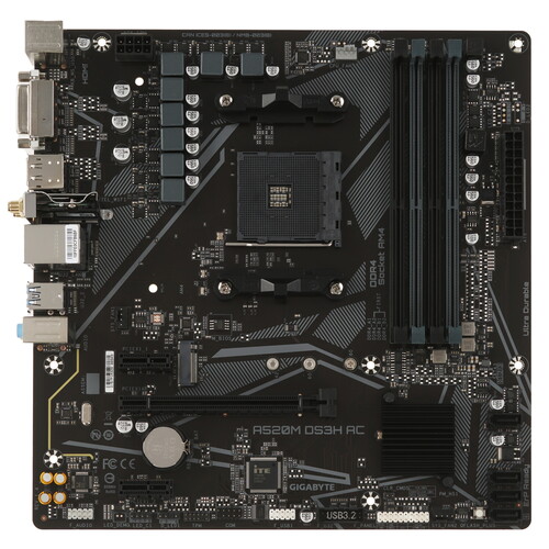 GIGABYTE Материнская плата GIGABYTE A520M DS3H AC