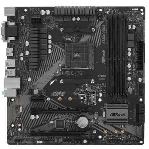 Asrock Материнская плата ASRock B450M Pro4 R2.0
