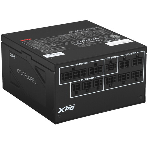 XPG (ADATA) Блок питания ADATA XPG CYBER CORE II 1000W [CYBERCOREII1000P-BKCEU] черный