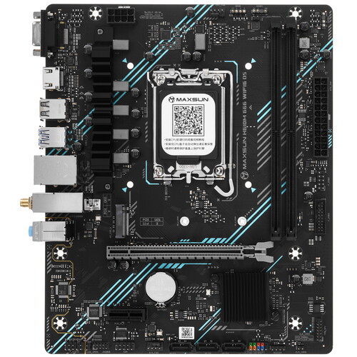 MaxSun Материнская плата MAXSUN H610 666 WIFI6 D5