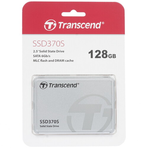 Transcend 128 ГБ 2.5" SATA накопитель Transcend 370S [TS128GSSD370S]