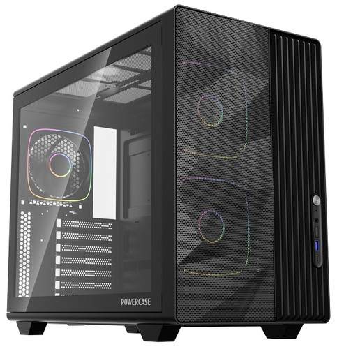 PowerCase Корпус PowerCase TX5 ARGB [CTX5AB-A3] черный