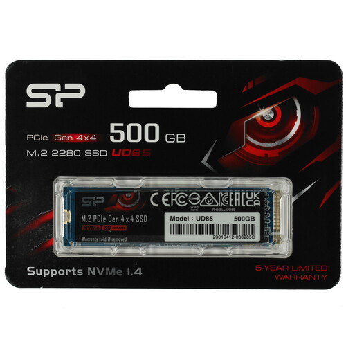 Silicon Power 500 ГБ M.2 NVMe накопитель Silicon Power UD85 [SP500GBP44UD8505]