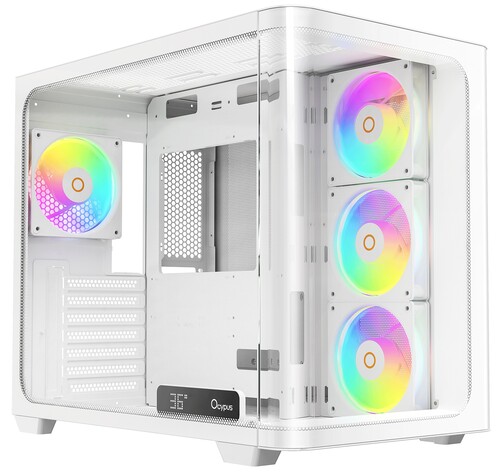 Ocypus Корпус Ocypus Iota C70 Curve ARGB [Iota-C70-WHD400CD-GL] белый