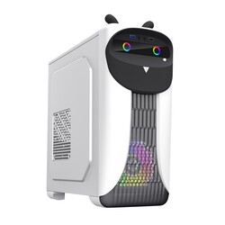 GameMax Корпус GameMax Cute Owl BK [Cute OWL White-Black] белый