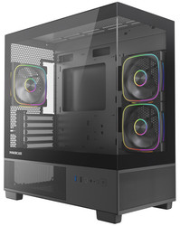 PowerCase Корпус Powercase Vision Micro S3B [CVMMSB-A3] черный