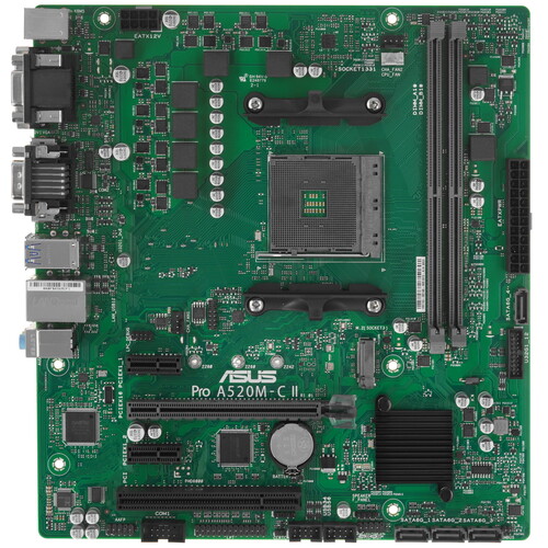 ASUS Материнская плата ASUS Pro A520M-C II/CSM